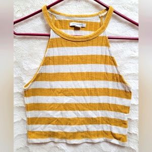 High Neck Crop Tank Top